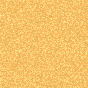 Barron Goes Camping - Clothworks - Swirls Orange - 20103 - 430