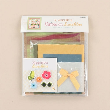 Sippin' on Sunshine - Kimberbell - Machine Embroidery - Embellishment pack