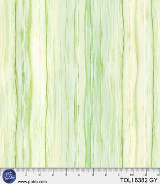 Tree of Life - P & B Textiles - 6382 - Ombre Water Stripe - Green