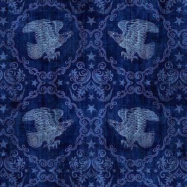 September 2026 - Miscellaneous - QT Fabrics - American Heritage - Eagle Graphic - 32302 - dark royal