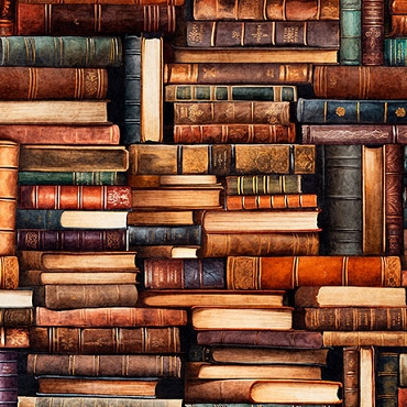 September 2026 - Miscellaneous - QT Fabrics - Book Club - Stacked Books - 32255 - multi