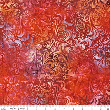 Batiks - Riley Blake -21900 - 244 - 552 Poppy Quartz