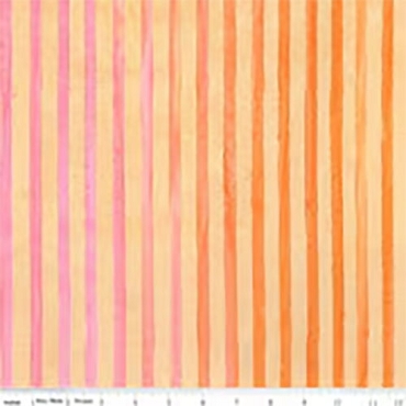 Batiks - Riley Blake -21300 - 249 - Get in Line Coral Fiesta