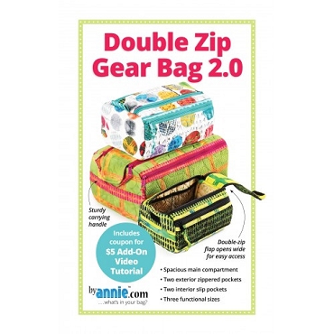 Double Zip Gear Bag 2.0  - Patterns by Annie 
