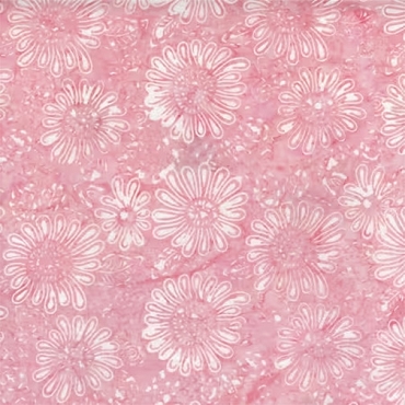 Tonga Batik Blossom Collection - Timeless Treasures - B7919 - Hippie Flower Power - Pink