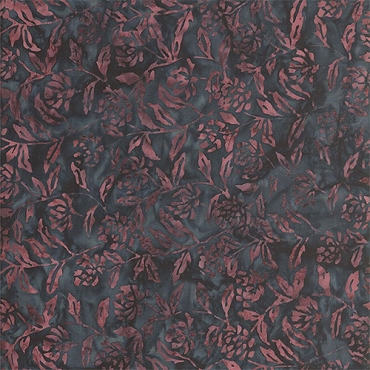 Tonga Batik - Quiltworx - Misty Beaches - B3732 - Flowers Garden - Driftwood