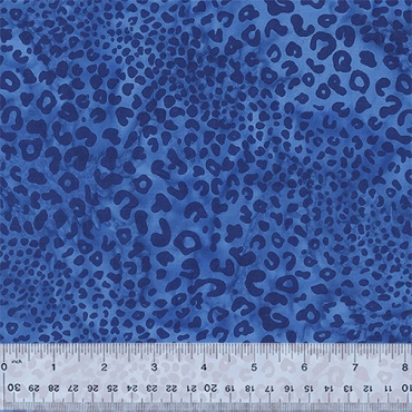 Wild Thing - Mini Skin - Anthology Batiks - 9206Q - 4 - Blue