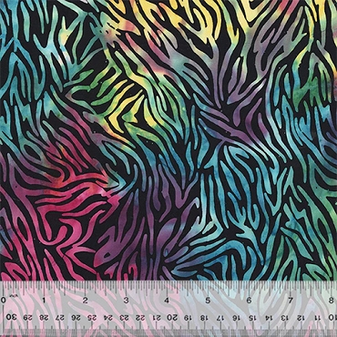 Wild Thing - Zebra Skin - Anthology Batiks - 9207Q - 1 - Black