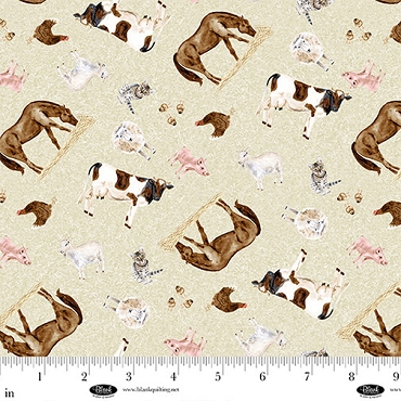 Little Seedlings Farm - Blank Quilting - 4385 - 44 - Ecru