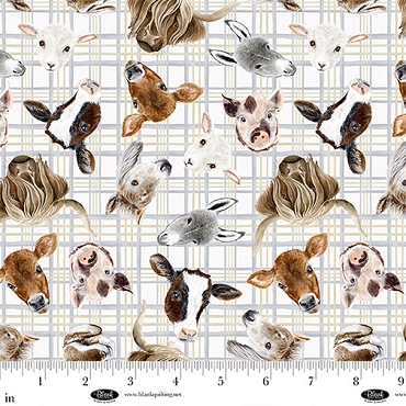 Little Seedlings Farm - Blank Quilting - 4386 - 01 - White