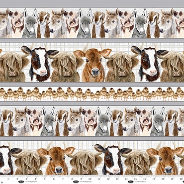 Little Seedlings Farm - Blank Quilting - 4387 - 01 - White