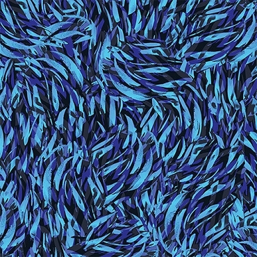 What If? - Paula Nadelstern - Benartex - Brush - 5655 - B - Blue