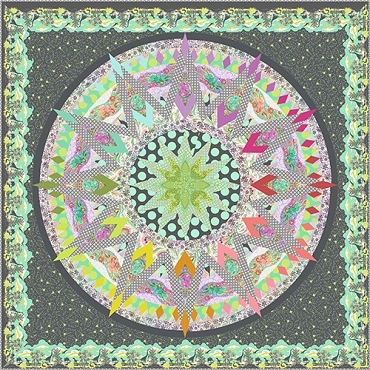 Tula Pink - Roar - Big Bang Quilt Kit - 96 x 96